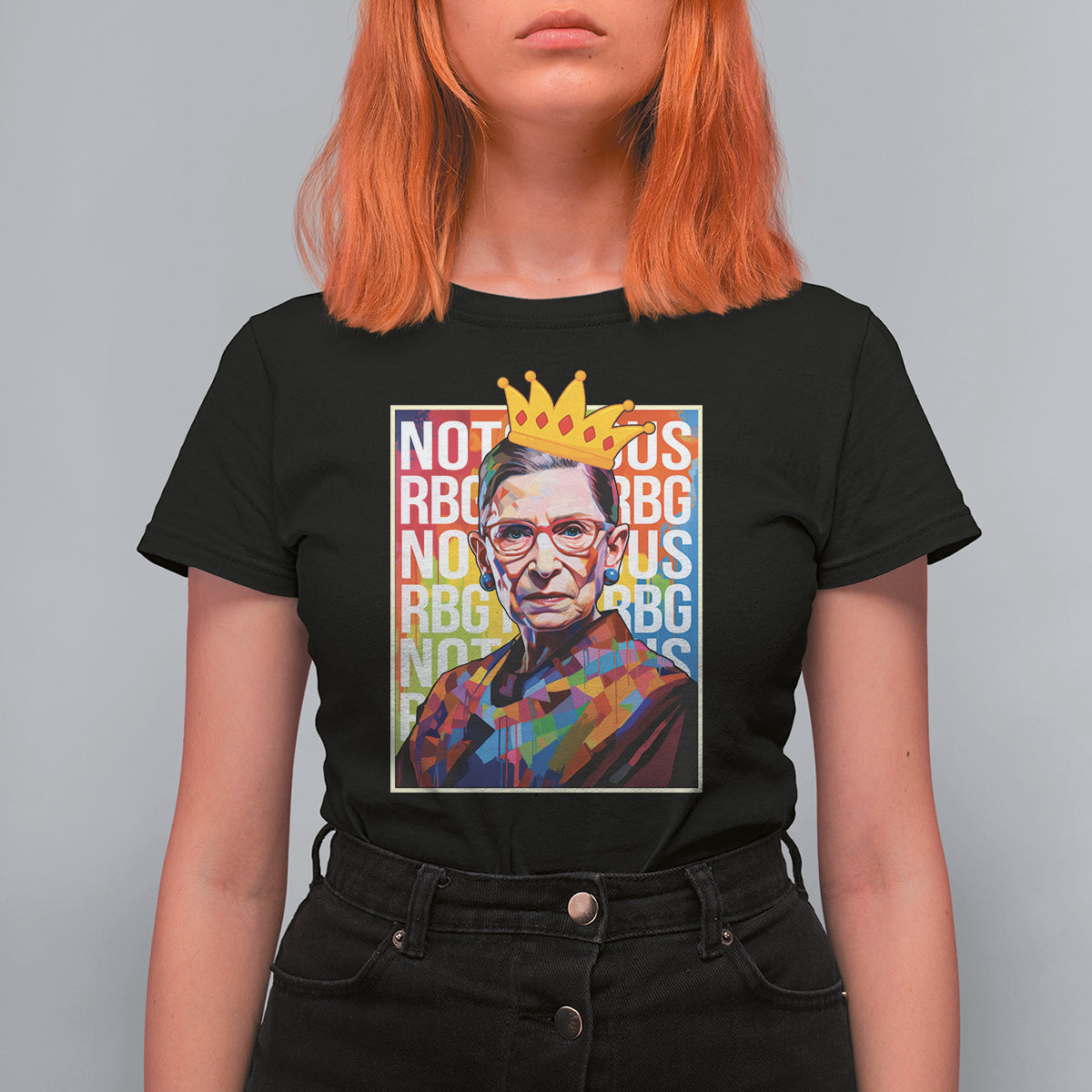 Women's Rights T Shirt For Women Notorious RBG Ruth Bader Ginsburg Feminist - Wonder Print Shop