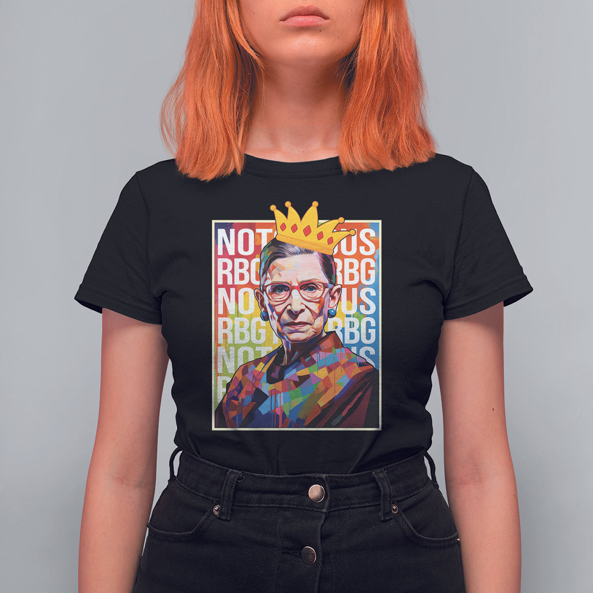 Women's Rights T Shirt For Women Notorious RBG Ruth Bader Ginsburg Feminist - Wonder Print Shop
