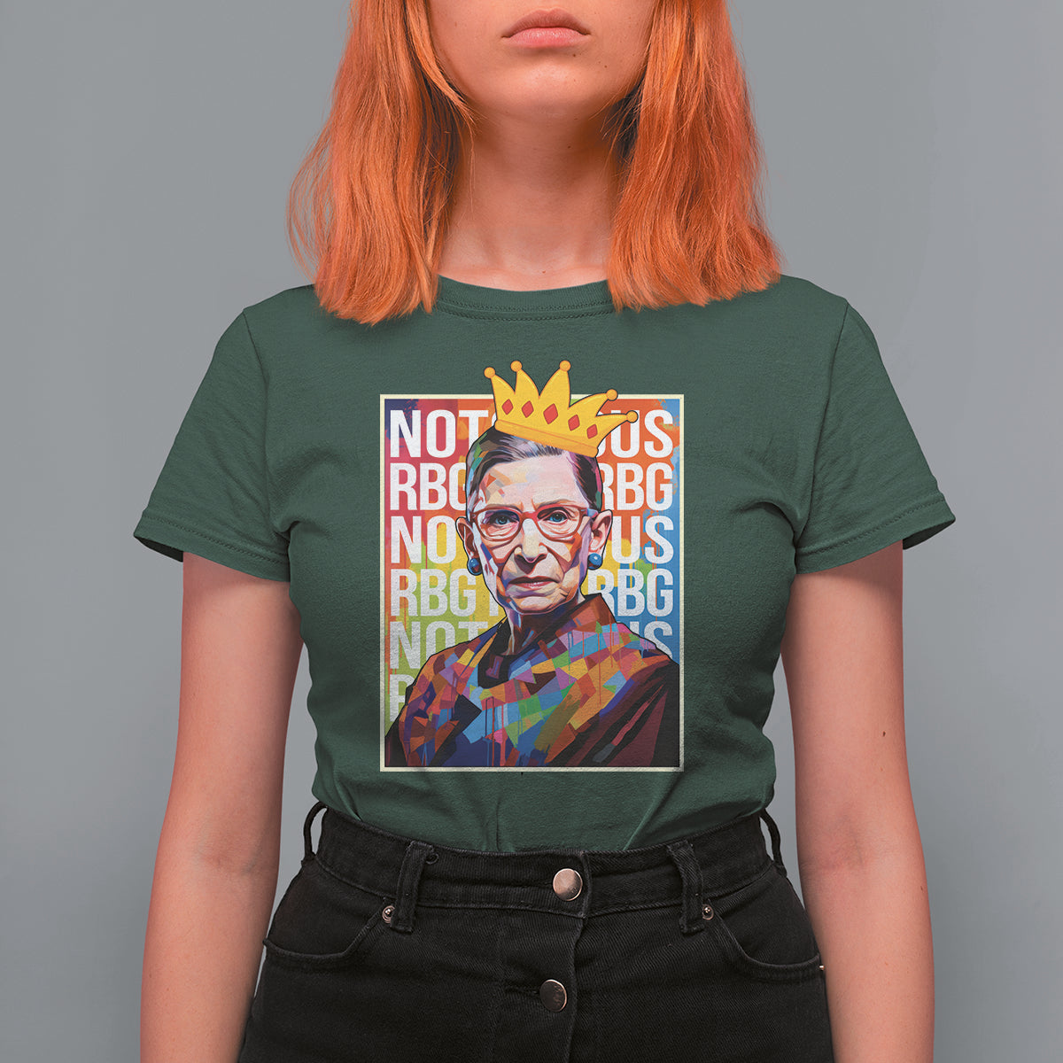 Women's Rights T Shirt For Women Notorious RBG Ruth Bader Ginsburg Feminist - Wonder Print Shop