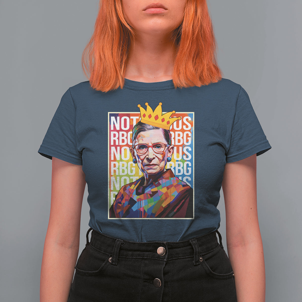 Women's Rights T Shirt For Women Notorious RBG Ruth Bader Ginsburg Feminist - Wonder Print Shop