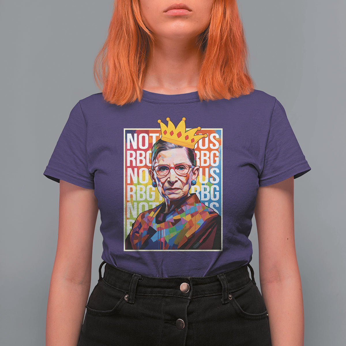 Women's Rights T Shirt For Women Notorious RBG Ruth Bader Ginsburg Feminist - Wonder Print Shop