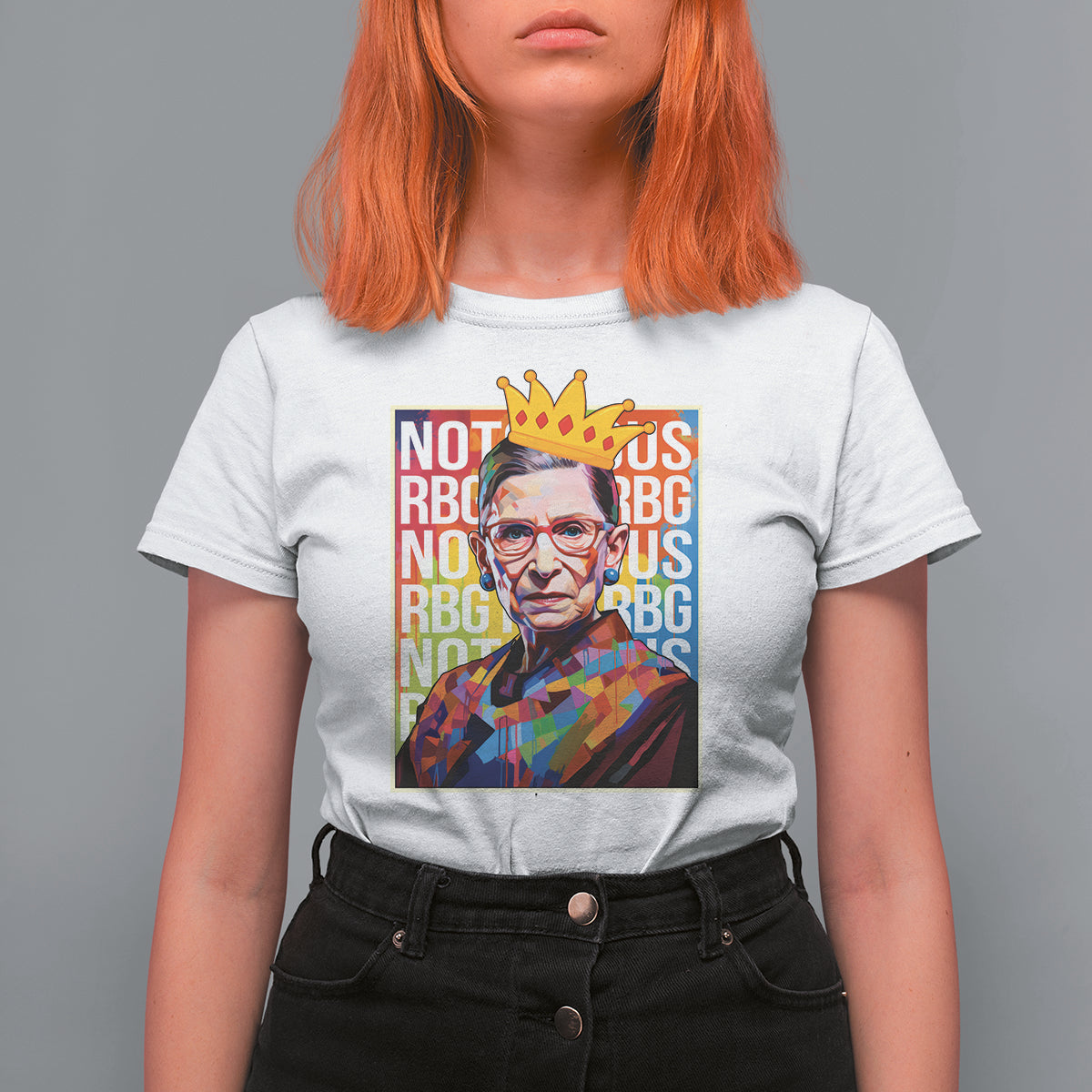 Women's Rights T Shirt For Women Notorious RBG Ruth Bader Ginsburg Feminist - Wonder Print Shop