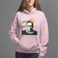 Speak Your Mind Even If Your Voice Shakes Hoodie Feminist RBG Ruth Bader Ginsburg - Wonder Print Shop