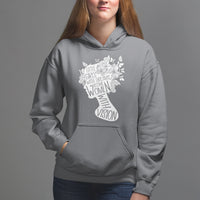 Women's Rights Hoodie Little Girls With Dreams Become Women With Vision - Wonder Print Shop