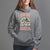 Feminist Hoodie I Just Want To Pet Cats and Crush The Patriarchy - Wonder Print Shop