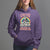 Feminist Hoodie I Just Want To Pet Cats and Crush The Patriarchy - Wonder Print Shop