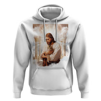 Jesus Hugs Cats Paradise Funny Christian Cat Lover Hoodie - Wonder Print Shop