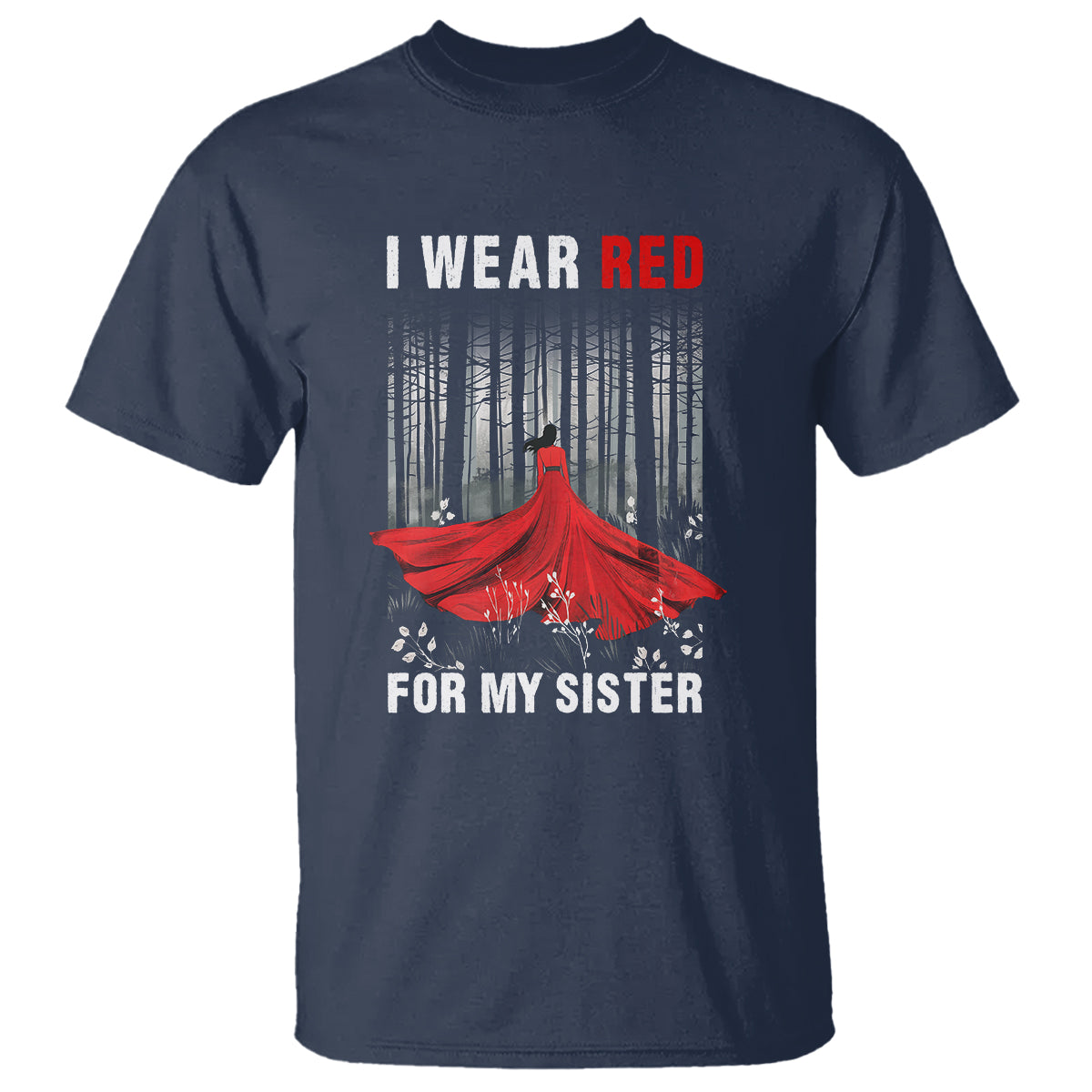 MMIW T Shirt I Wear Red For My Sister Native American - Wonder Print Shop