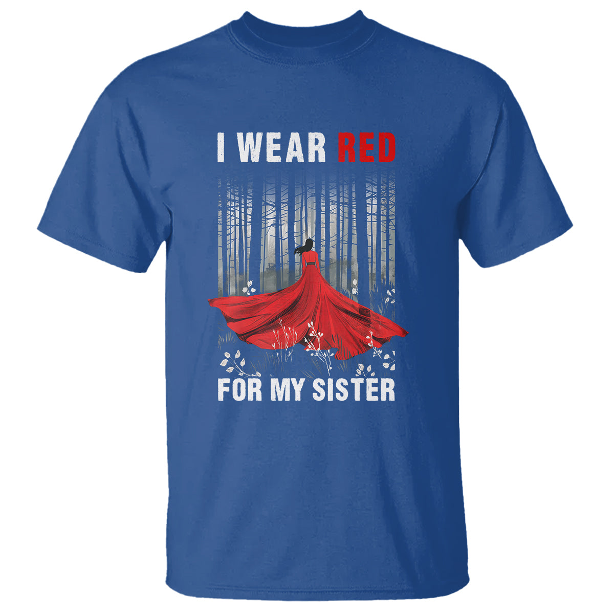 MMIW T Shirt I Wear Red For My Sister Native American - Wonder Print Shop