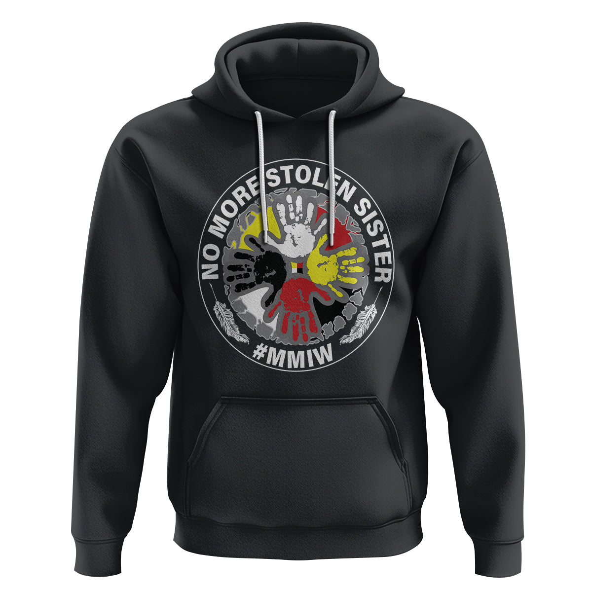 MMIW Hoodie No More Stolen Sisters Stop Missing Murdered Indigenous Women Girl - Wonder Print Shop