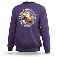 MMIW Sweatshirt No More Stolen Sisters Stop Missing Murdered Indigenous Women Girl - Wonder Print Shop