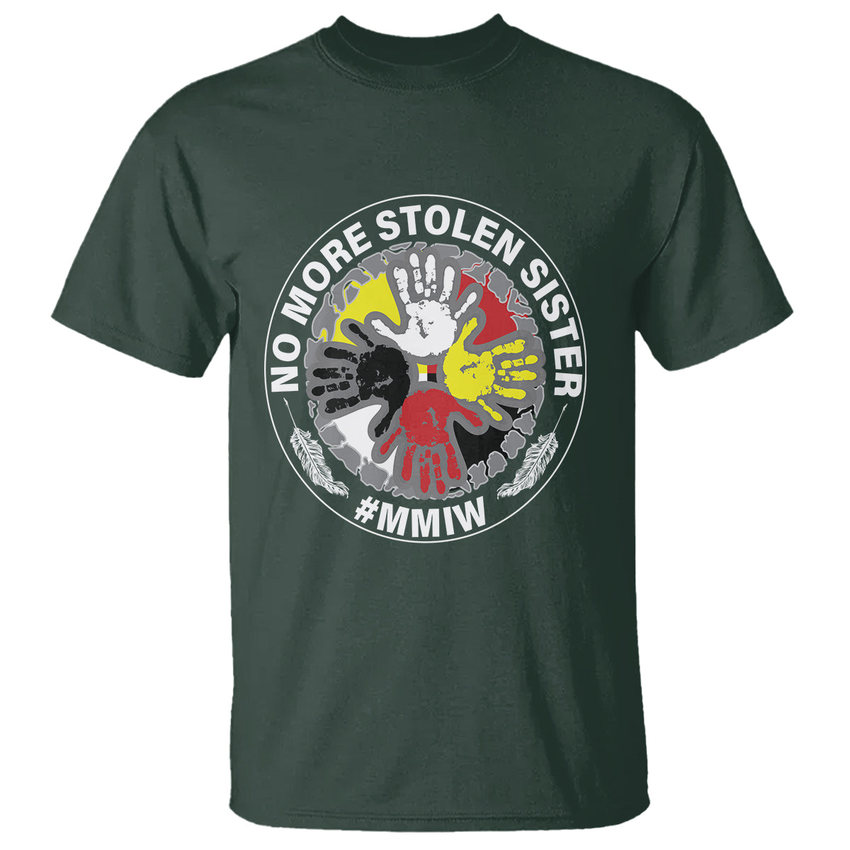 MMIW T Shirt No More Stolen Sisters Stop Missing Murdered Indigenous Women Girl - Wonder Print Shop