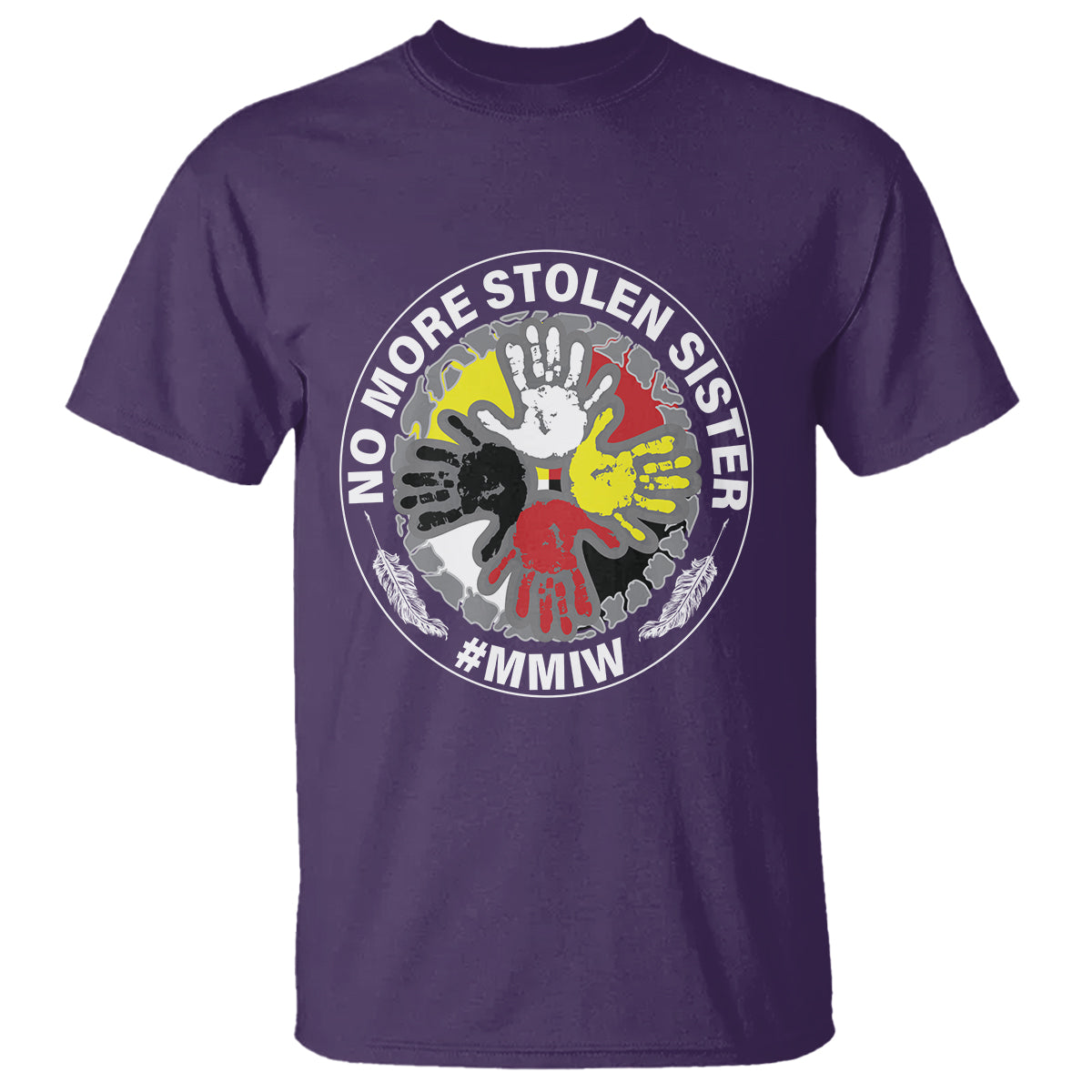 MMIW T Shirt No More Stolen Sisters Stop Missing Murdered Indigenous Women Girl - Wonder Print Shop