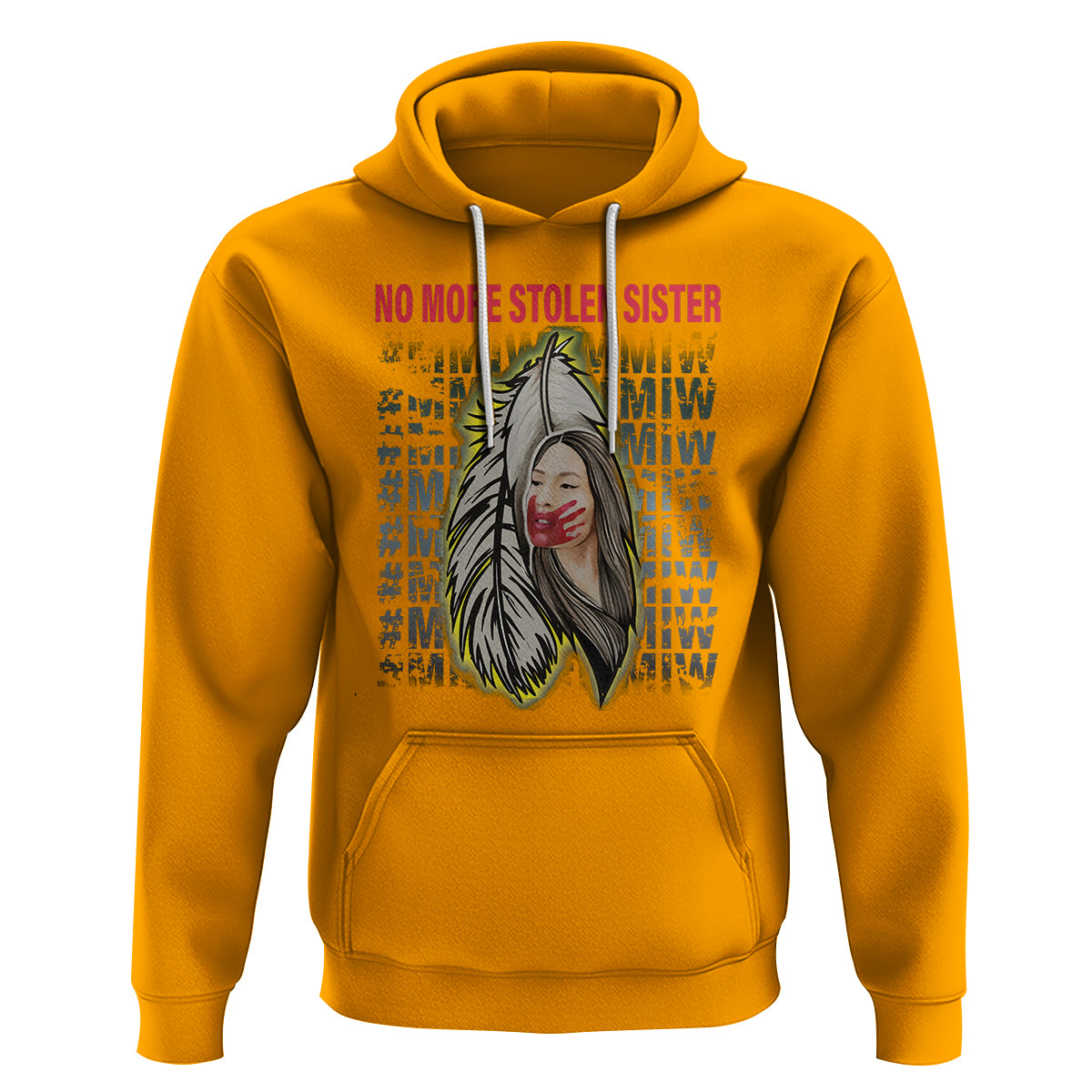 MMIW Hoodie No More Stolen Sisters Stop Missing Murdered Indigenous Women Girl - Wonder Print Shop