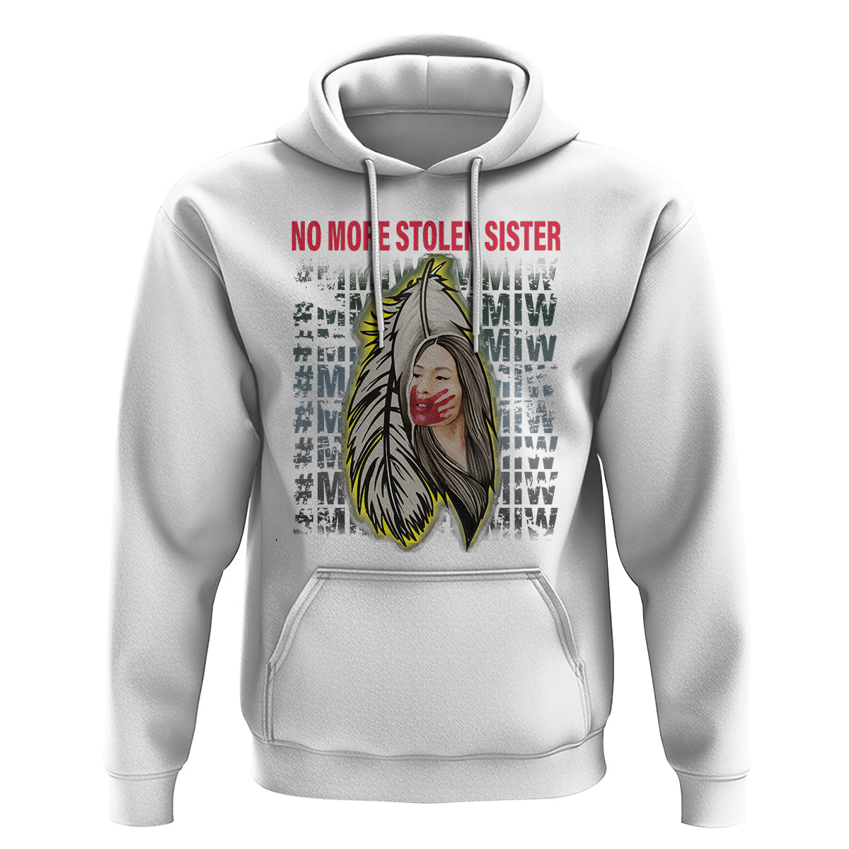MMIW Hoodie No More Stolen Sisters Stop Missing Murdered Indigenous Women Girl - Wonder Print Shop
