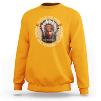 MMIW Sweatshirt Justice For Missing Murdered Indigenous Women Girl - Wonder Print Shop