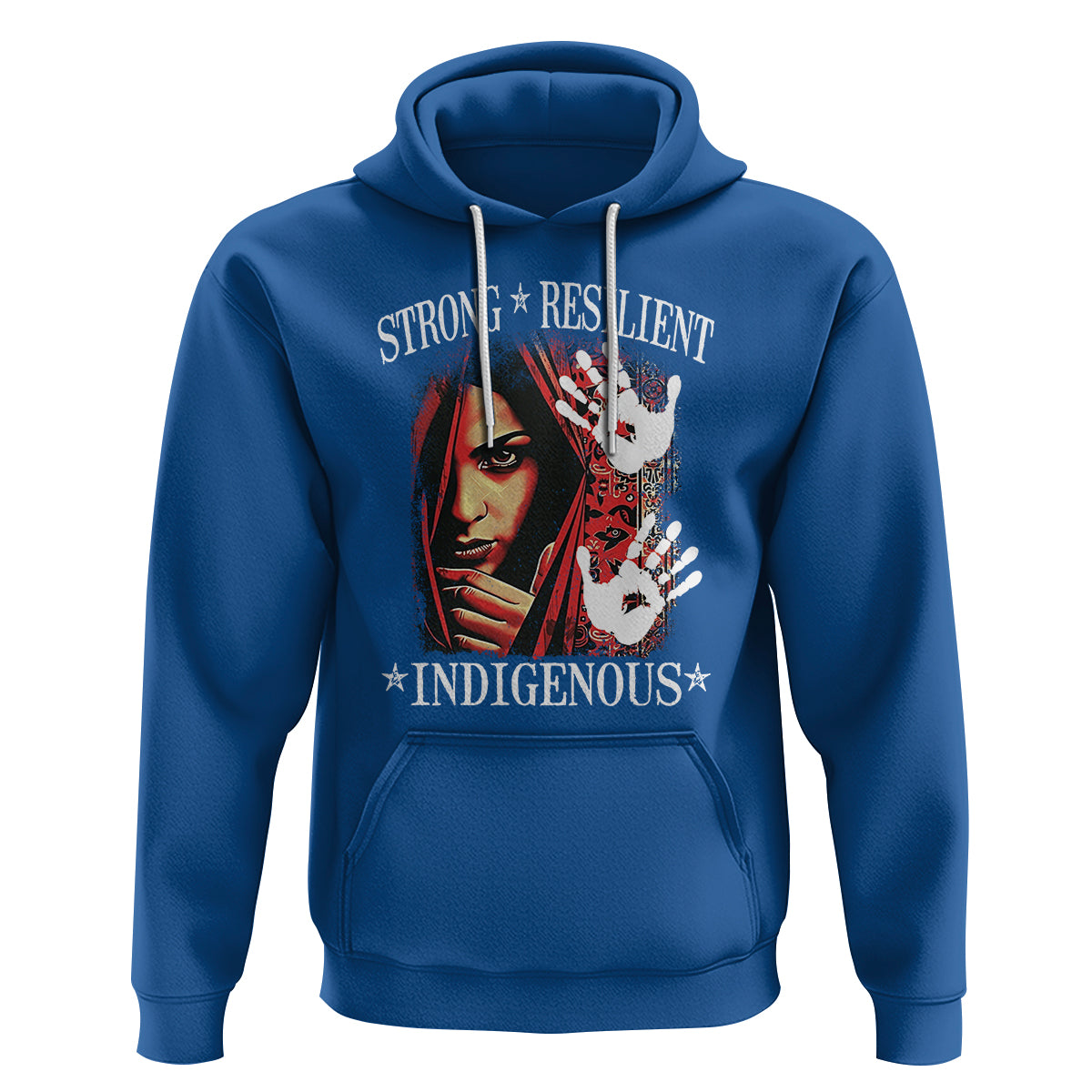 MMIW Hoodie Strong Resilient Indigenous Women Native American - Wonder Print Shop