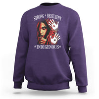 MMIW Sweatshirt Strong Resilient Indigenous Women Native American - Wonder Print Shop