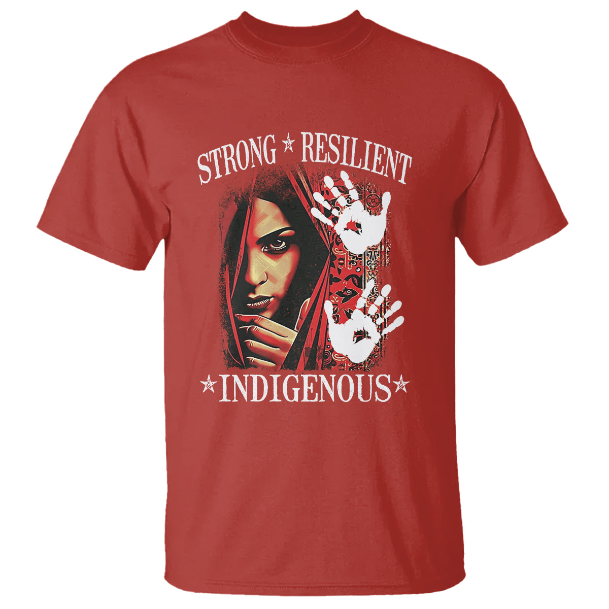 MMIW T Shirt Strong Resilient Indigenous Women Native American - Wonder Print Shop