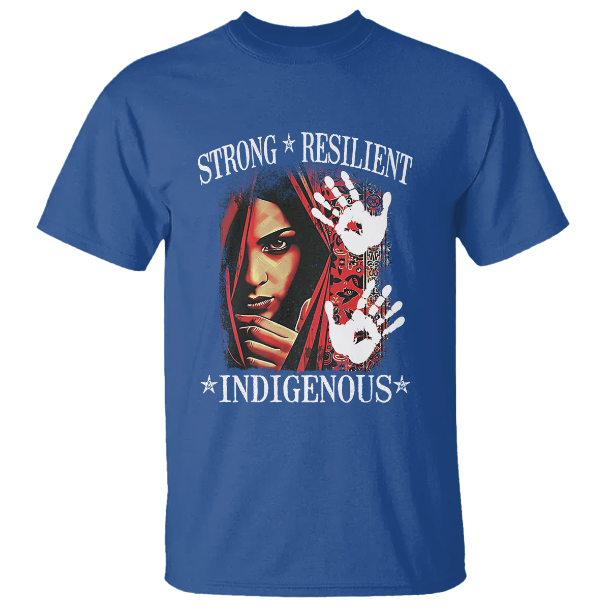 MMIW T Shirt Strong Resilient Indigenous Women Native American - Wonder Print Shop