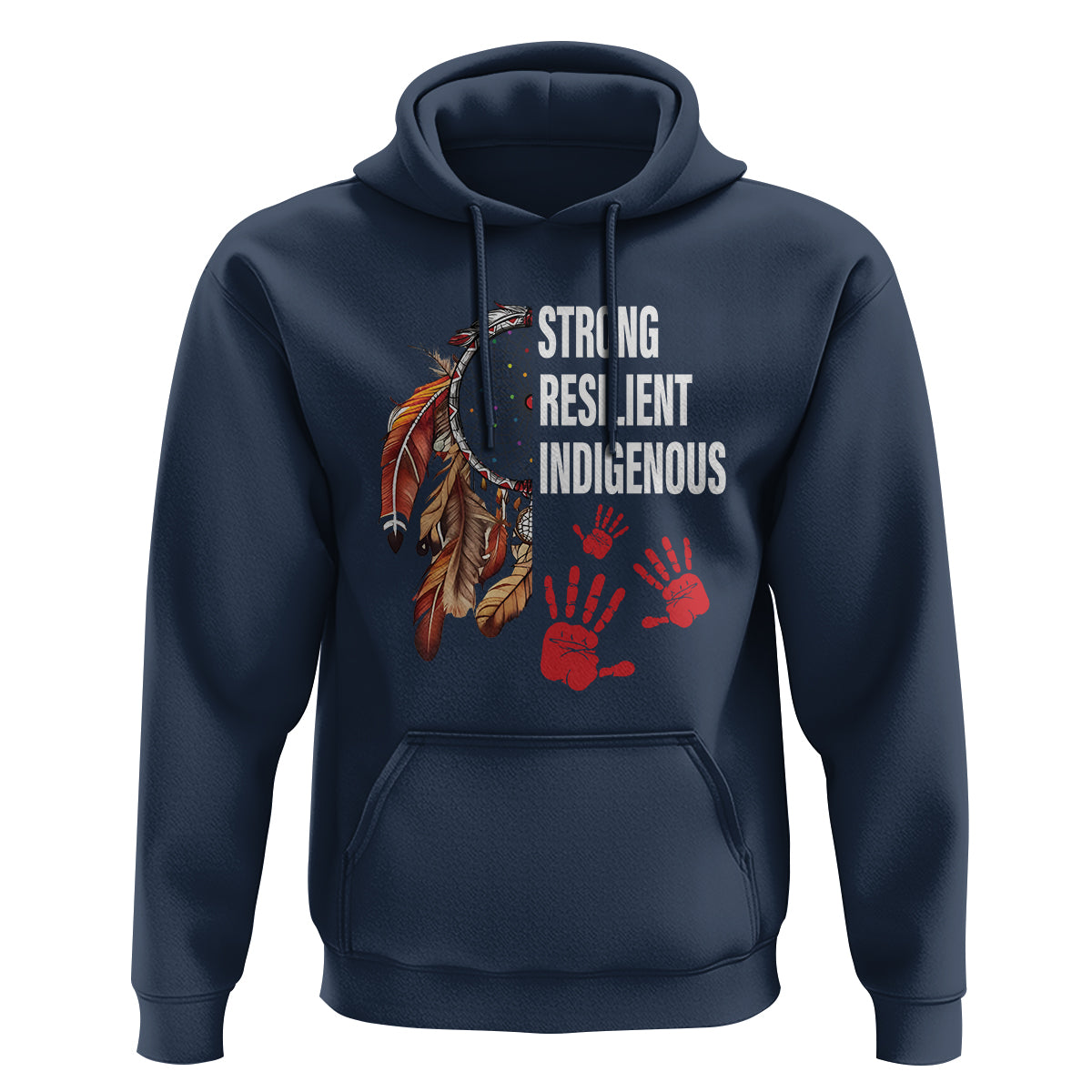 MMIW Hoodie Strong Resilient Indigenous Women Native American - Wonder Print Shop