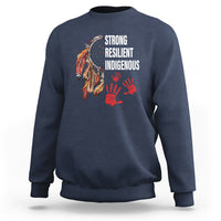 MMIW Sweatshirt Strong Resilient Indigenous Women Native American - Wonder Print Shop