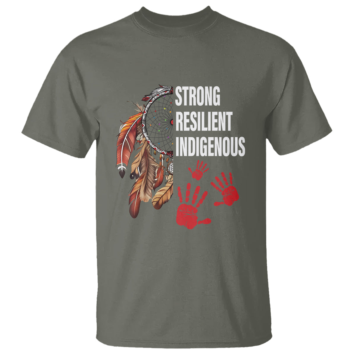 MMIW T Shirt Strong Resilient Indigenous Women Native American - Wonder Print Shop