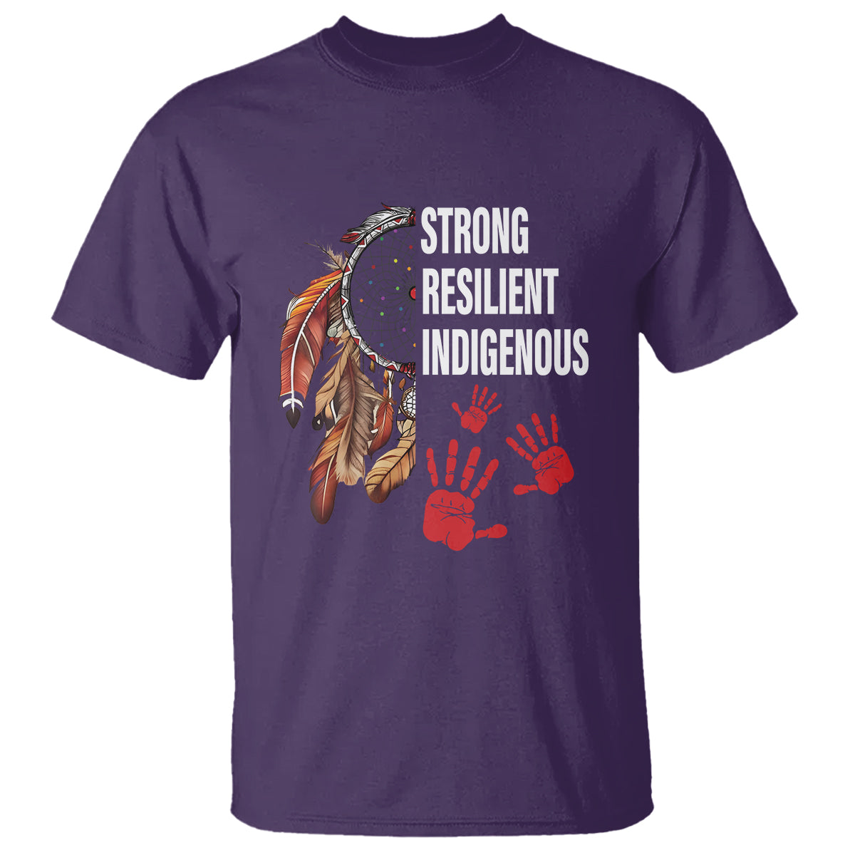 MMIW T Shirt Strong Resilient Indigenous Women Native American - Wonder Print Shop