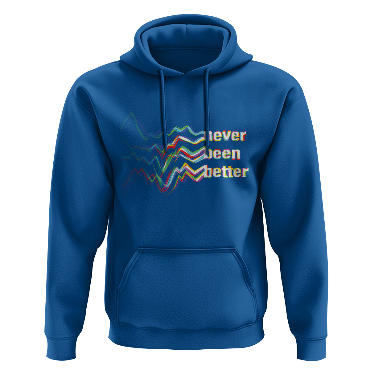 Mental Health Hoodie Existential Dread Never Been Better Vaporwave Typography Aesthetic - Wonder Print Shop