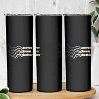 Mental Health Skinny Tumbler Existential Dread Never Been Better Vaporwave Typography Aesthetic