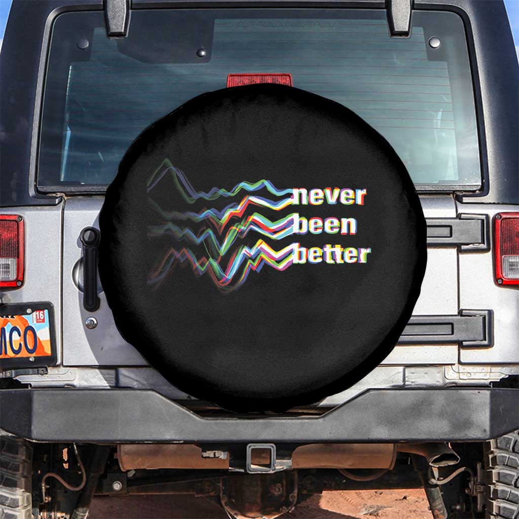 Mental Health Spare Tire Cover Existential Dread Never Been Better Vaporwave Typography Aesthetic