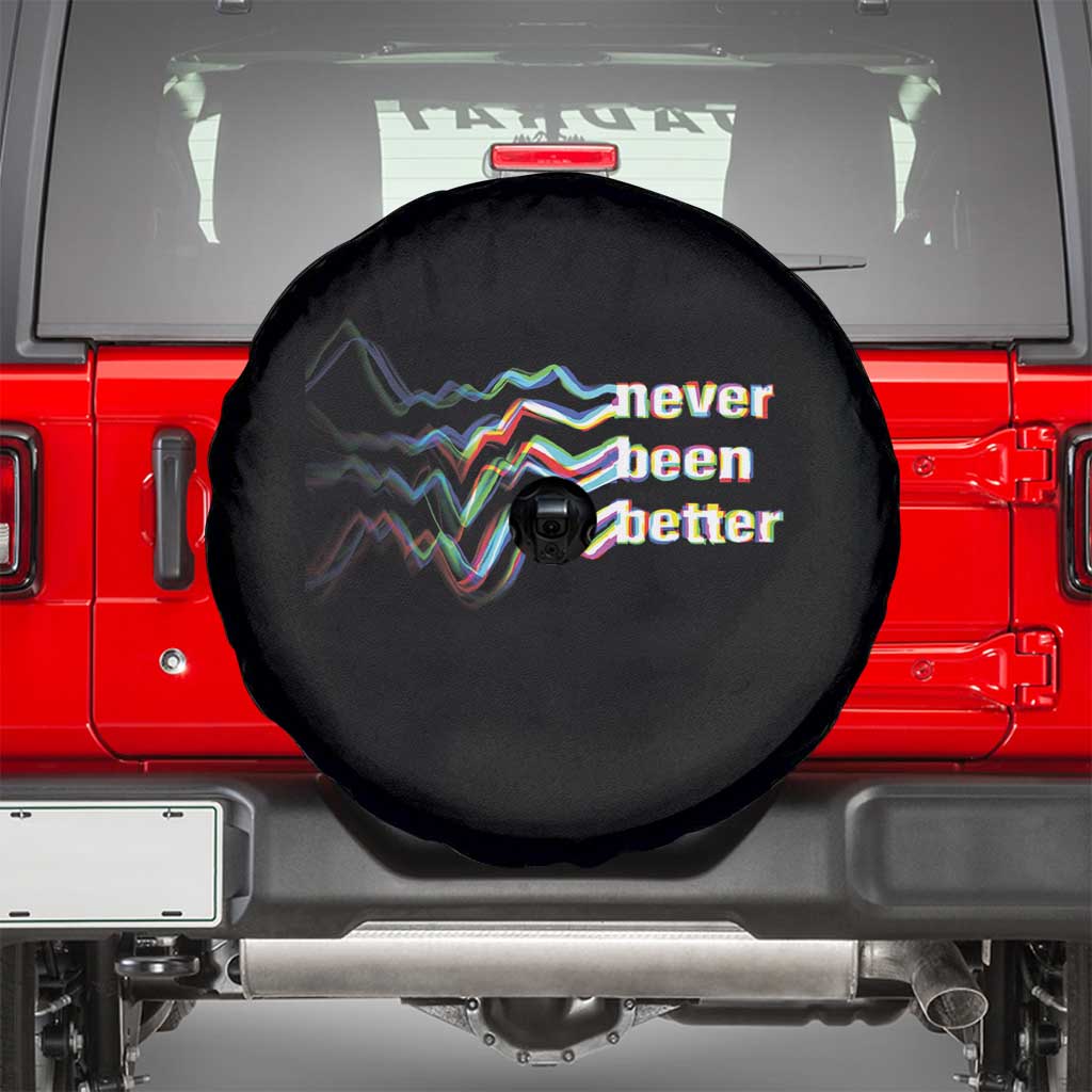 Mental Health Spare Tire Cover Existential Dread Never Been Better Vaporwave Typography Aesthetic
