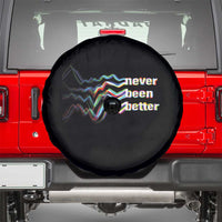 Mental Health Spare Tire Cover Existential Dread Never Been Better Vaporwave Typography Aesthetic