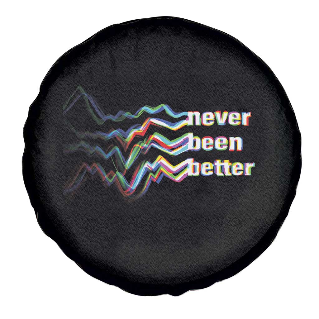 Mental Health Spare Tire Cover Existential Dread Never Been Better Vaporwave Typography Aesthetic