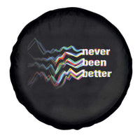 Mental Health Spare Tire Cover Existential Dread Never Been Better Vaporwave Typography Aesthetic