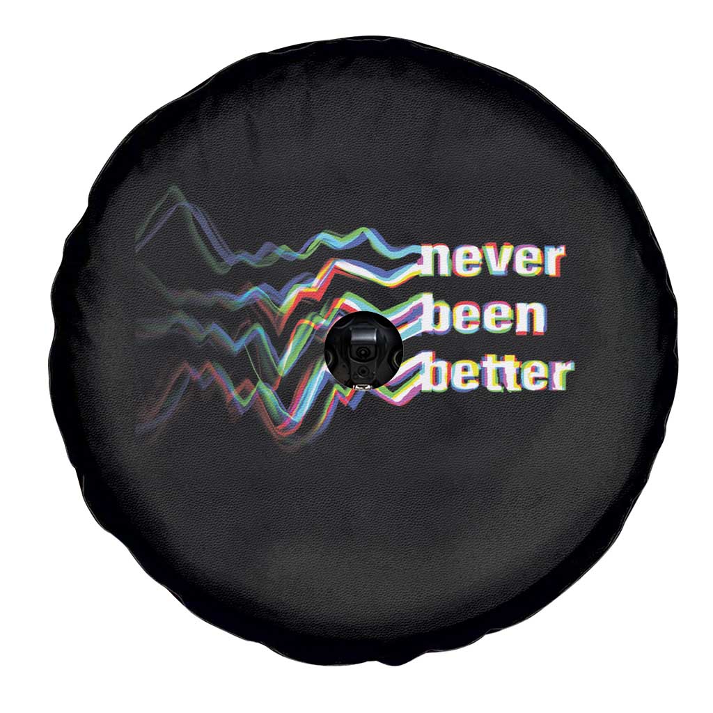 Mental Health Spare Tire Cover Existential Dread Never Been Better Vaporwave Typography Aesthetic