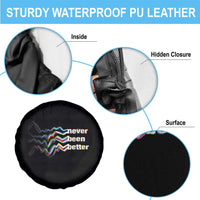 Mental Health Spare Tire Cover Existential Dread Never Been Better Vaporwave Typography Aesthetic