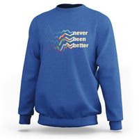Mental Health Sweatshirt Existential Dread Never Been Better Vaporwave Typography Aesthetic - Wonder Print Shop