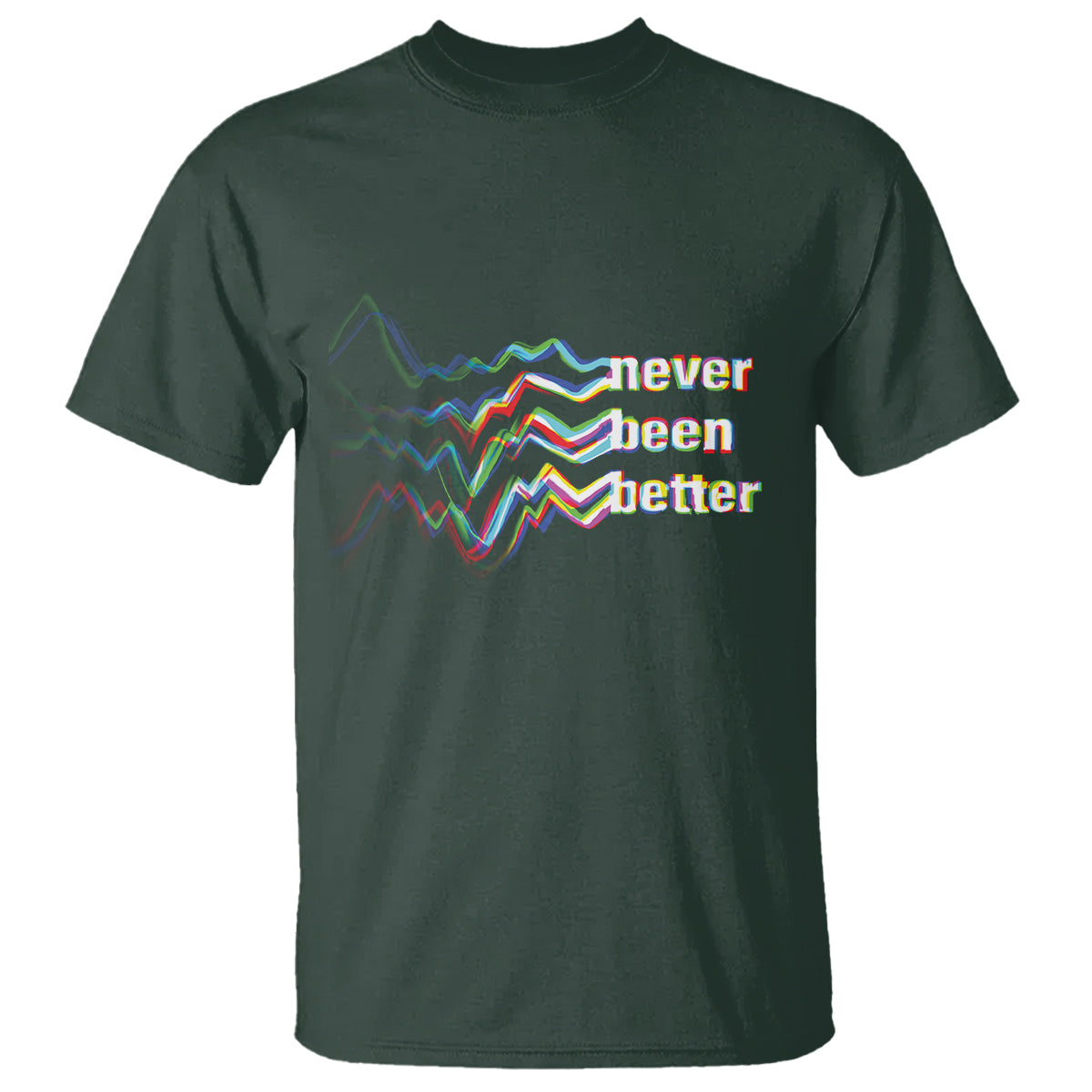 Mental Health T Shirt Existential Dread Never Been Better Vaporwave Typography Aesthetic - Wonder Print Shop