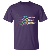 Mental Health T Shirt Existential Dread Never Been Better Vaporwave Typography Aesthetic - Wonder Print Shop