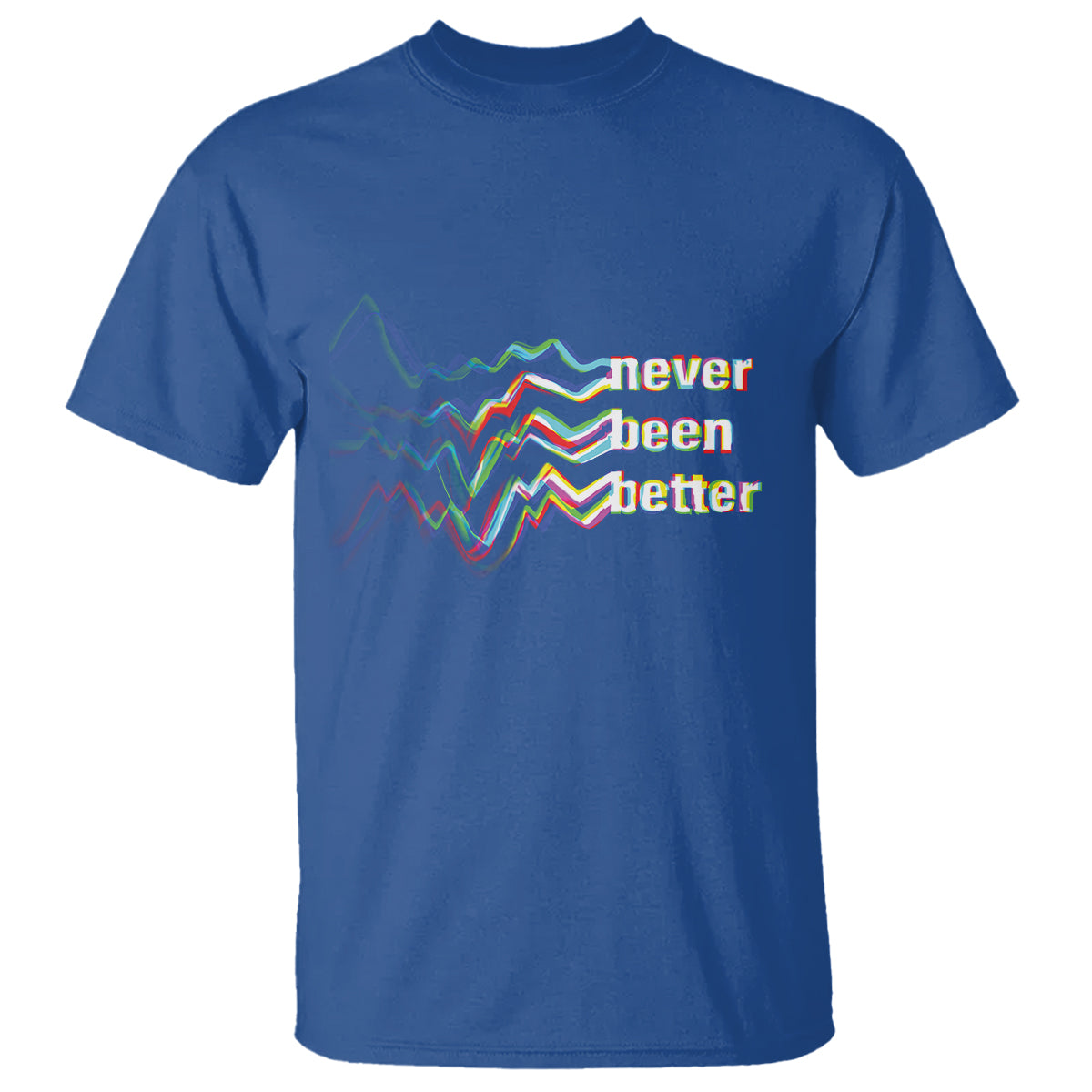Mental Health T Shirt Existential Dread Never Been Better Vaporwave Typography Aesthetic - Wonder Print Shop