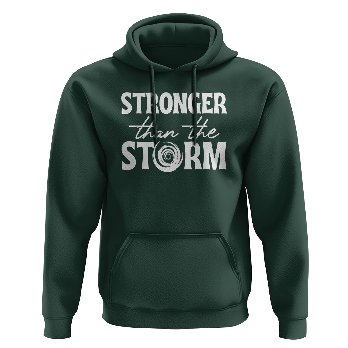 Mental Health Awareness Hoodie Stronger Than The Storm Warrior - Wonder Print Shop