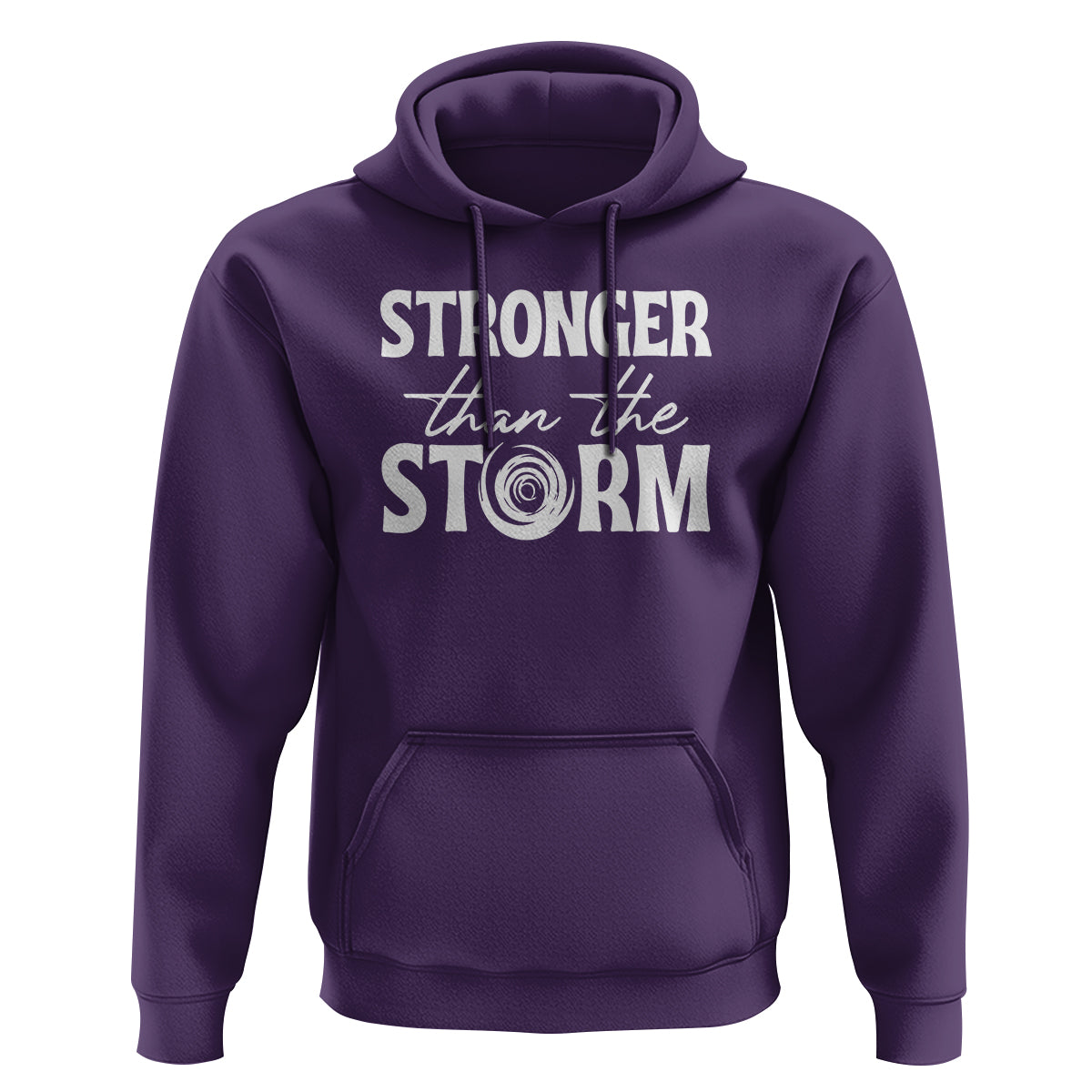 Mental Health Awareness Hoodie Stronger Than The Storm Warrior - Wonder Print Shop