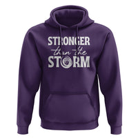 Mental Health Awareness Hoodie Stronger Than The Storm Warrior - Wonder Print Shop