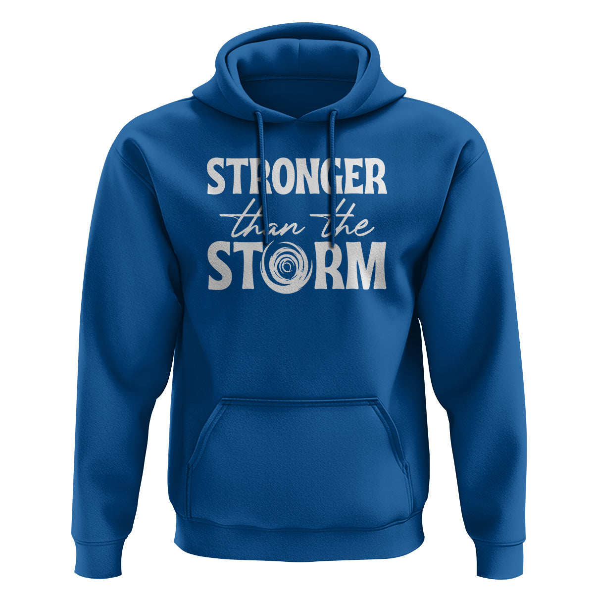 Mental Health Awareness Hoodie Stronger Than The Storm Warrior - Wonder Print Shop