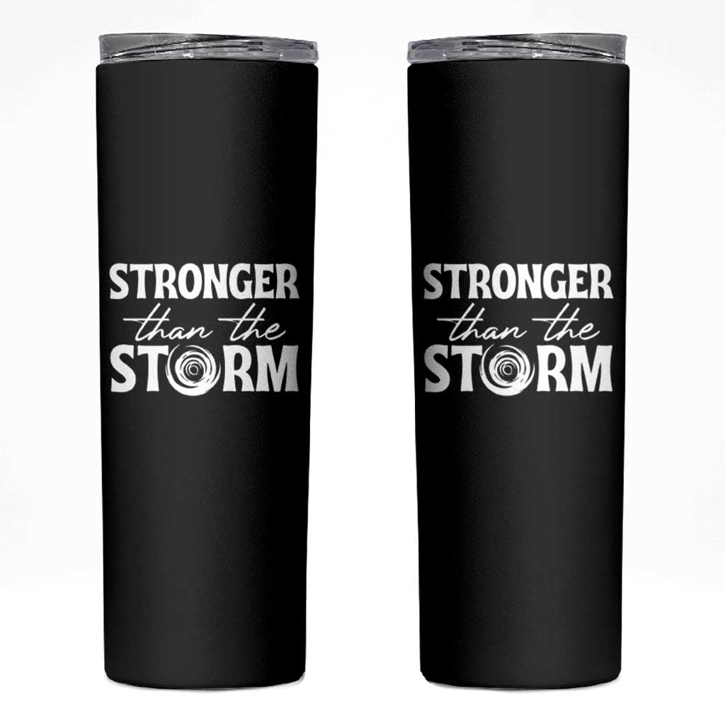 Mental Health Awareness Skinny Tumbler Stronger Than The Storm Warrior