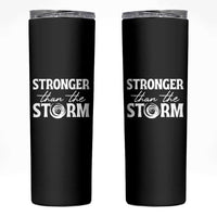 Mental Health Awareness Skinny Tumbler Stronger Than The Storm Warrior