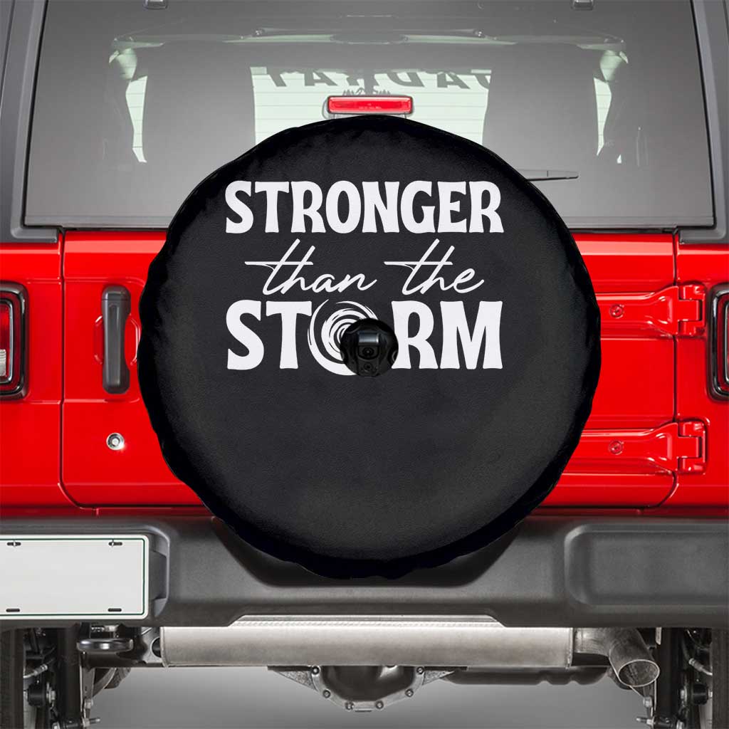 Mental Health Awareness Spare Tire Cover Stronger Than The Storm Warrior