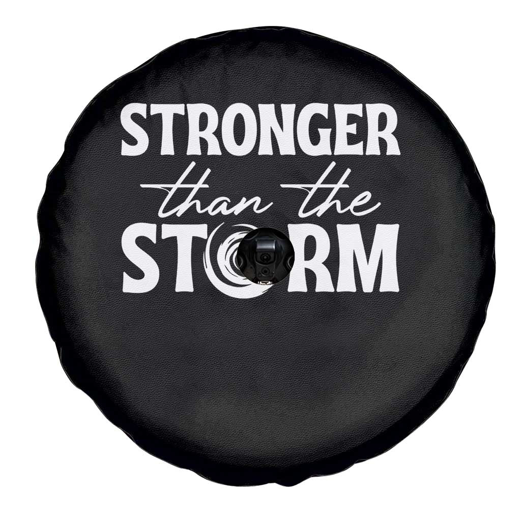 Mental Health Awareness Spare Tire Cover Stronger Than The Storm Warrior