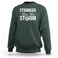 Mental Health Awareness Sweatshirt Stronger Than The Storm Warrior - Wonder Print Shop
